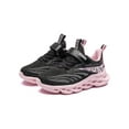thumbnail image 1 of Tanleewa Boys Girls Running Walking Sneakers Comfortable Sports Black Shoe Size 4.5 Big Kid, 1 of 6