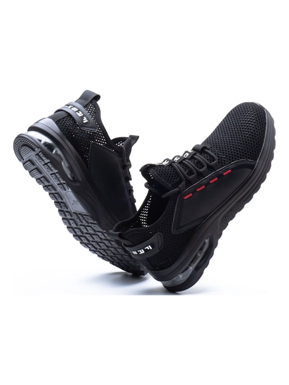 Breathable Work Shoes for Men Nonslip Steel Toe Safety Shoe Size 5
