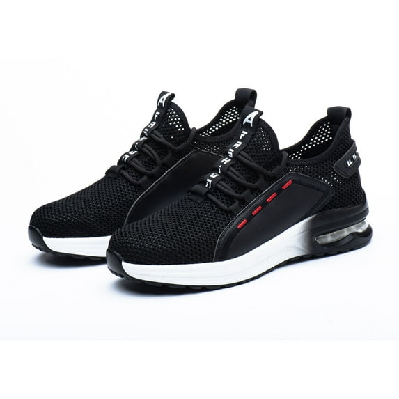 Tanleewa Breathable Work Shoes for Men Nonslip Steel Toe Safety Shoe Size 7