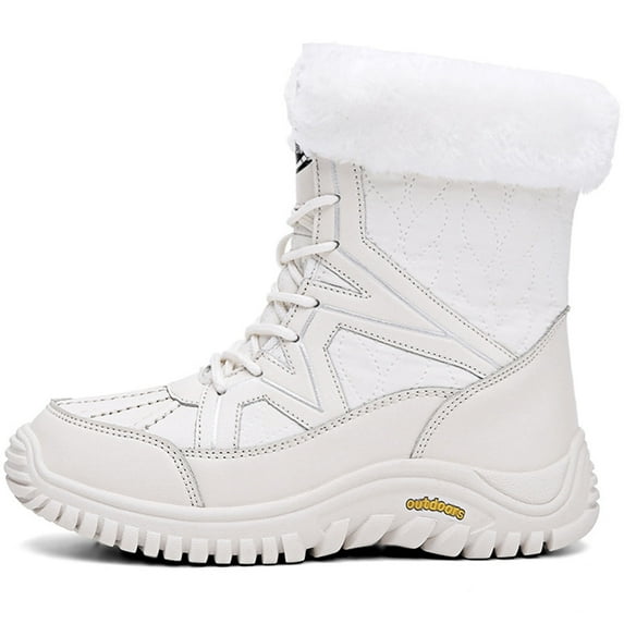 Tanleewa Mid-Calf Snow Boots for Women Shoe Size 8.5 Adult Female