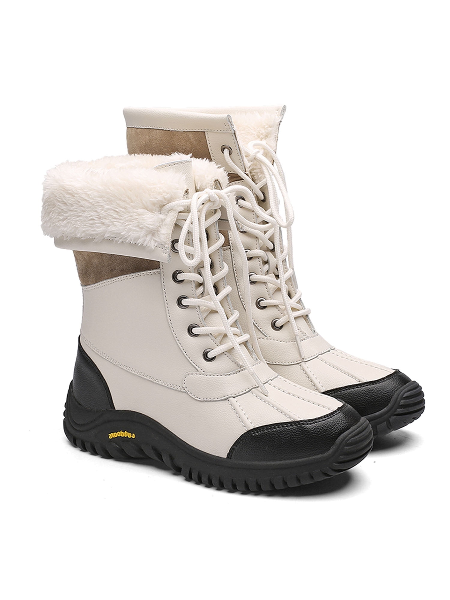 AIRHAS Women's Winter Snow Boots - Waterproof, Fur Lined, Lightweight With Anti-Slip Sole