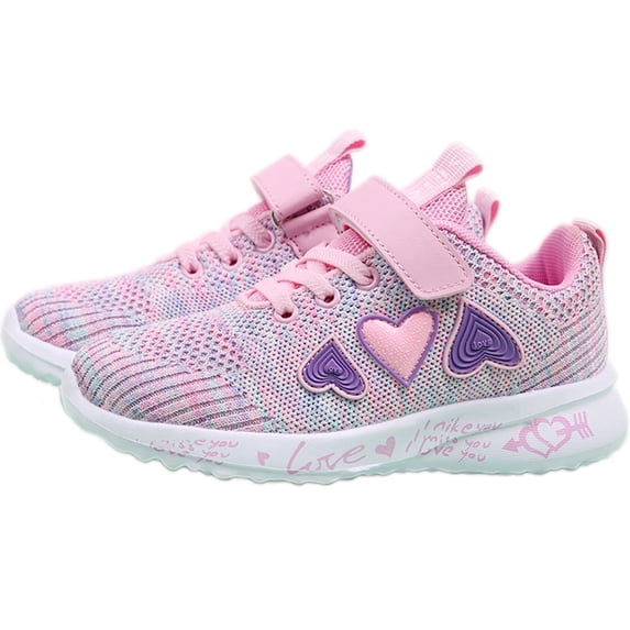Tanleewa Girls Non-slip Safety Athletic Sneakers Walking Running Child Shoe Size 10 Toddler