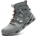 thumbnail image 1 of Tanleewa Indestructible Steel Toe Work Boots for Men Safety Shoe Size 5, 1 of 10