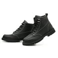 thumbnail image 1 of Tanleewa Leather Steel Toe Shoes for Men Waterproof Work Boots Shoe Size 10, 1 of 7
