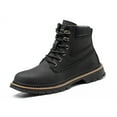 thumbnail image 1 of Tanleewa Leather Steel Toe Work Boots for Men Non-Slip Safety Shoes, 1 of 10
