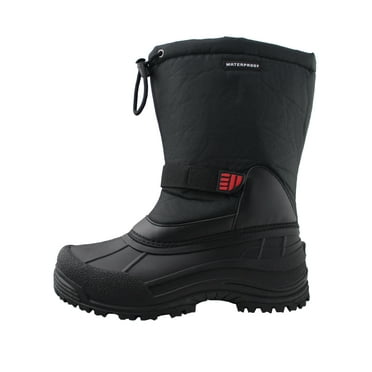 Tanleewa Men's Insulated Waterproof Winter Snow Boots Hiking Duck Boots Shoe Size 7 Adult Male