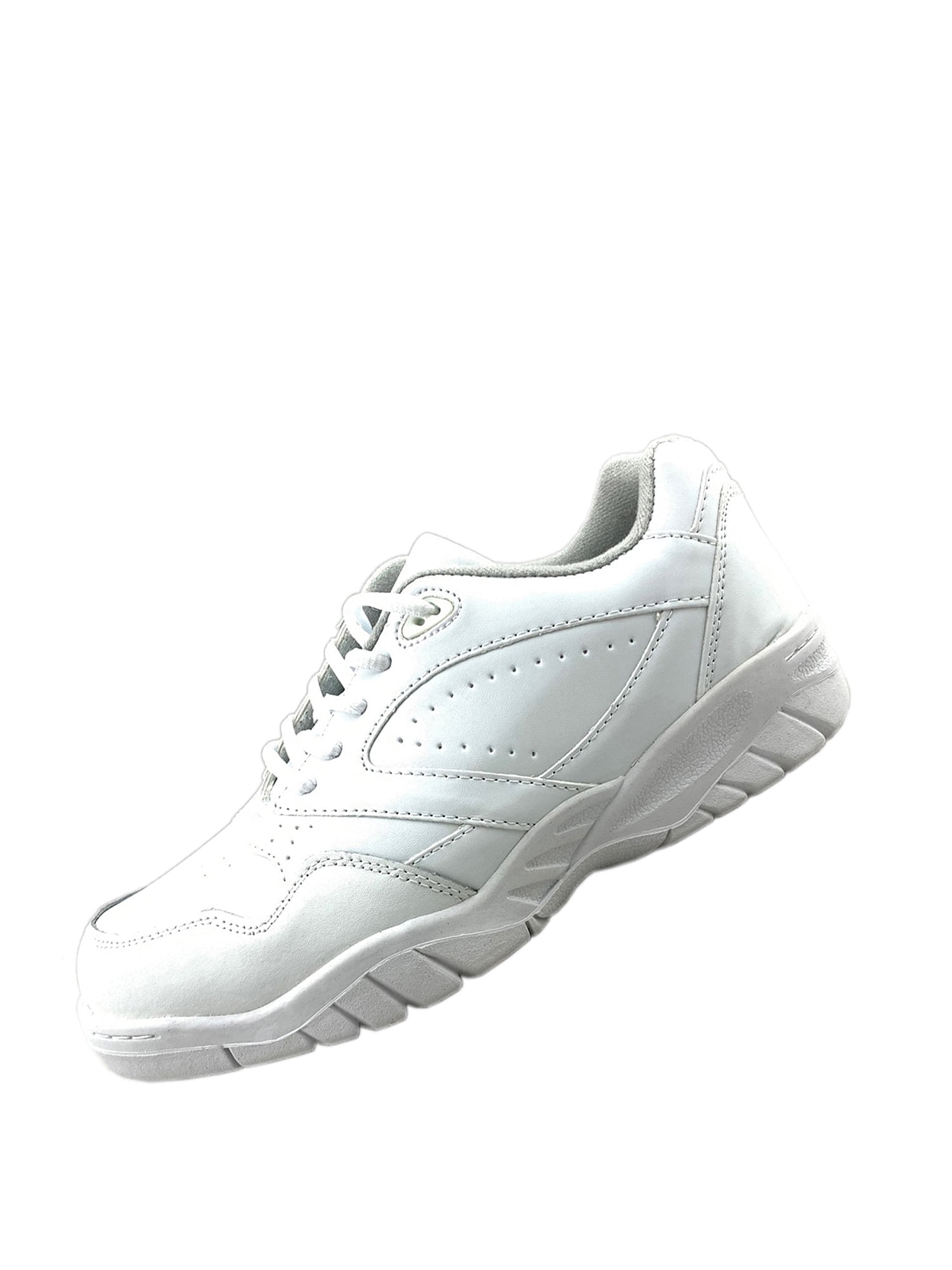 Men's Leather Sneakers Non-Slip Sports Shoes Lightweight Tennis Shoe Size 15