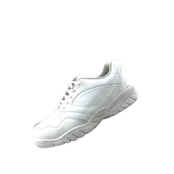 Tanleewa Men's Leather Sneakers Non-Slip Sports Shoes Lightweight Tennis Shoe Size 4.5