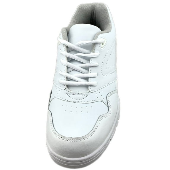 Tanleewa Men's Leather Sneakers Non-slip Comfortable Walking Running Casual Shoe Size 4.5