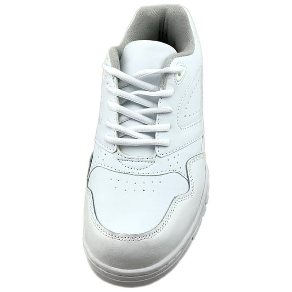 Tanleewa Men's Leather Sneakers Non-slip Comfortable Walking Running Casual Shoe Size 5