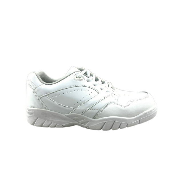 Tanleewa Men's Leather White Sports Shoes Lightweight Sneakers Breathable Casual Shoe Size 10
