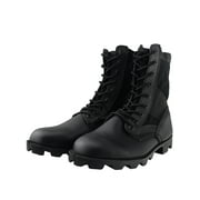 أحذية تانيوا للرجال العسكرية حذاء أسود G.I Style Jungle Boot Lace up Outdoor Shoe Size 11 Adult Male
