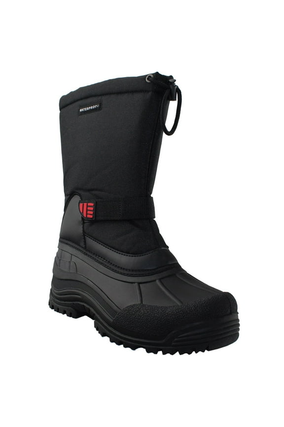 Men's Snow Duck Boots Mid-Calf Waterproof Insulated Winter Boots Shoe Size 6 Adult Male