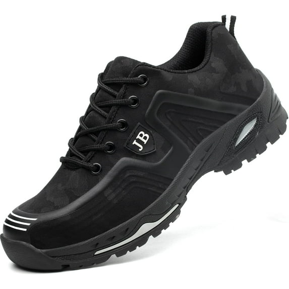 Tanleewa Men’s Steel Toe Safety Work Shoes Camouflage Fashion Shoe Size 13