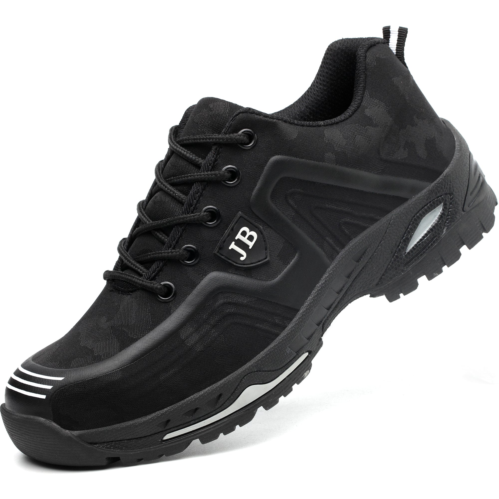 Men’s Steel Toe Safety Work Shoes Camouflage Fashion Shoe Size 9.5