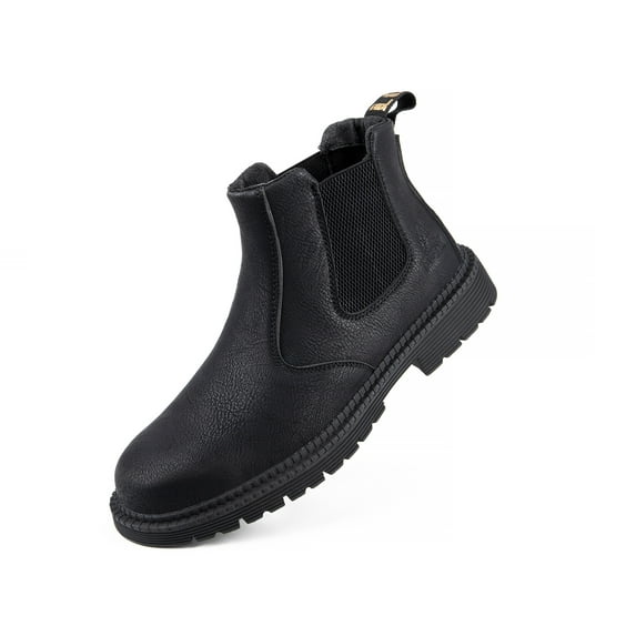 Tanleewa Men's Steel Toe Work Boots Waterproof Safety Shoe Size Men8.5/Women9.5 Adult Male Female