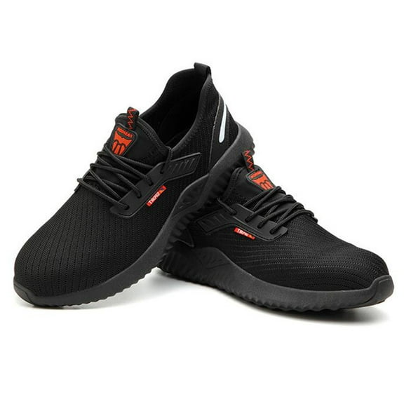 Tanleewa Steel Toe Safety Shoes for Men Women Lightweight Work Sneakers Construction Boots