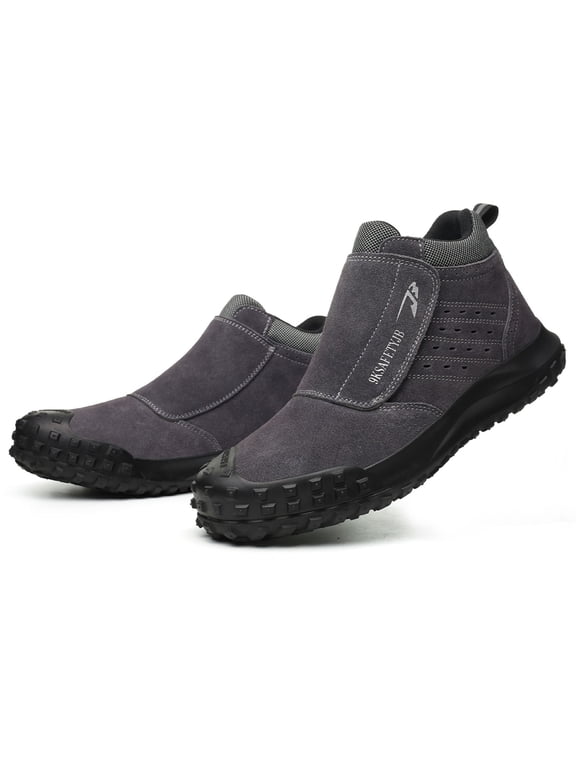 Steel Toe Work Boots for Men Women Waterproof Safety Shoes Hook & Loop Industrial Sneakers Welding Shoes