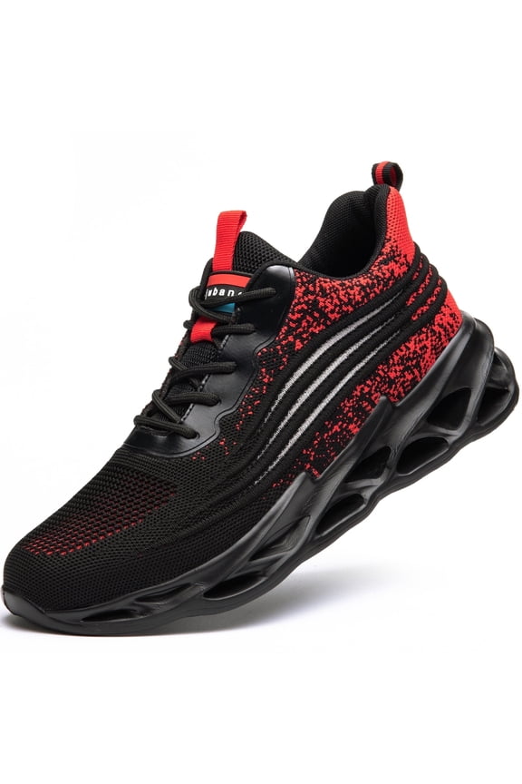 Steel Toe Work Safety Shoes Men Women Breathable Shoe Size 6