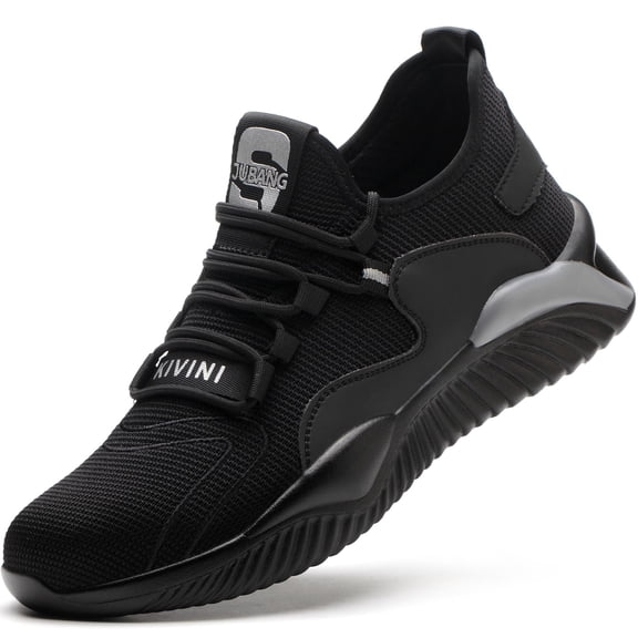 Tanleewa Steel Toe Work Shoes for Men Breathable Safety Sneakers Shoe Size 5