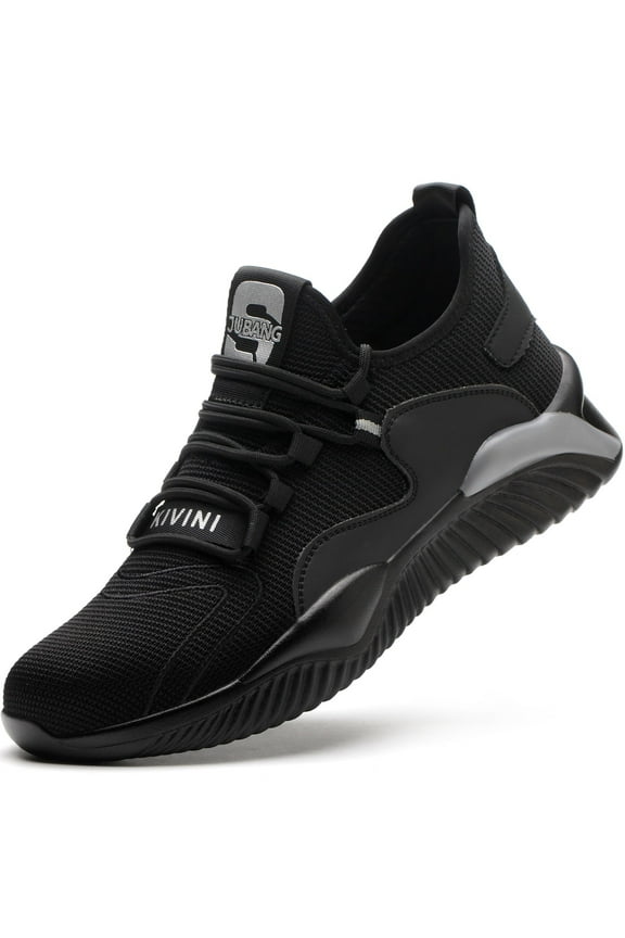Steel Toe Work Shoes for Men Breathable Safety Sneakers Shoe Size 7.5
