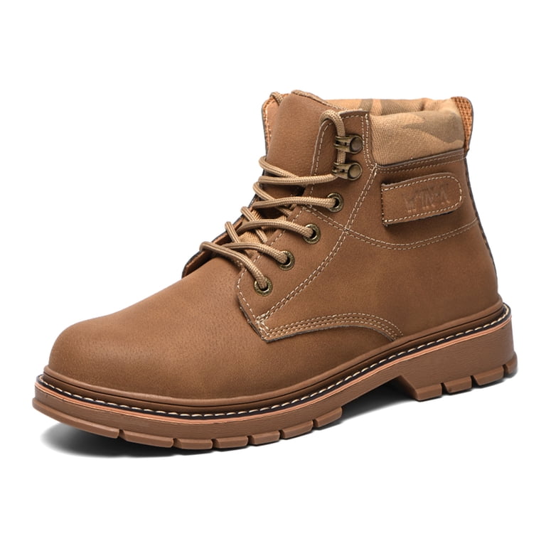 Tanleewa Waterproof Steel Toe Work Boots for Men Leather  display picture 3