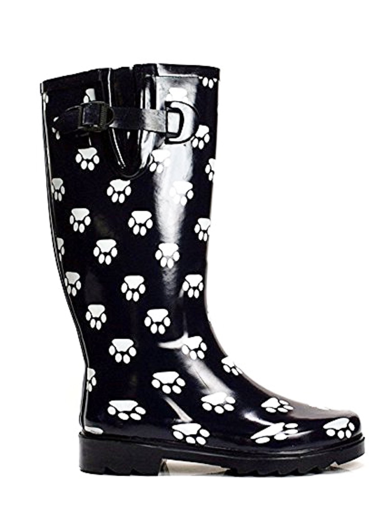 Tanleewa Waterproof Women Rain Boots Anti-Slip Rain Shoes Rubber Boots Shoe Size 9 Adult Female