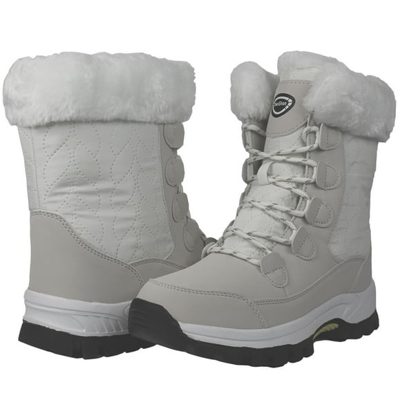 Tanleewa Women Winter Snow Boots Warm Waterproof Outdoor Shoes 9 Female
