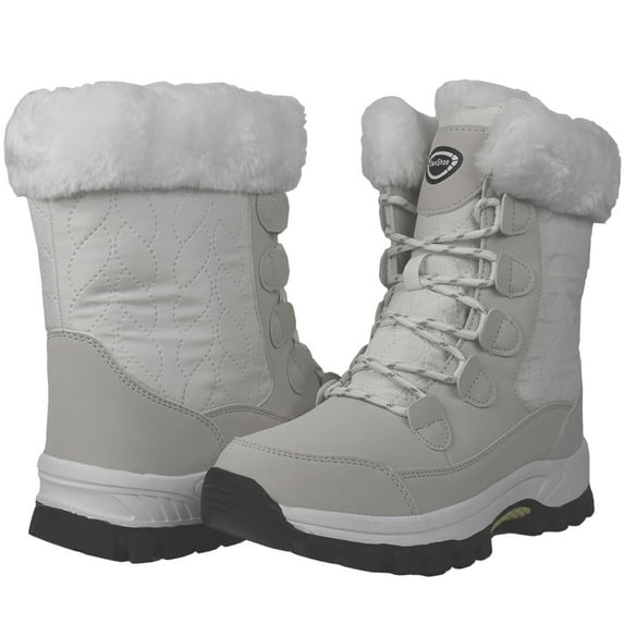 Tanleewa Women Winter Snow Boots Warm Waterproof Outdoor Shoes 9 Female