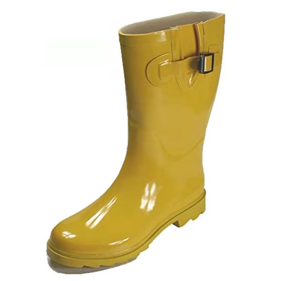Tanleewa Women's Rain Boots Nonslip Rain Shoes Waterproof Garden Boots Shoe Size 10 Adult Female