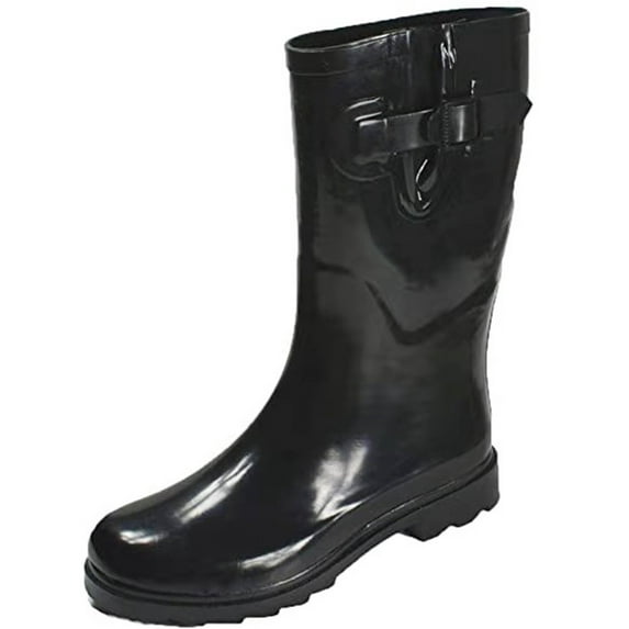 Tanleewa Women's Rain Boots Nonslip Rain Shoes Waterproof Garden Boots Shoe Size 6 Adult Female