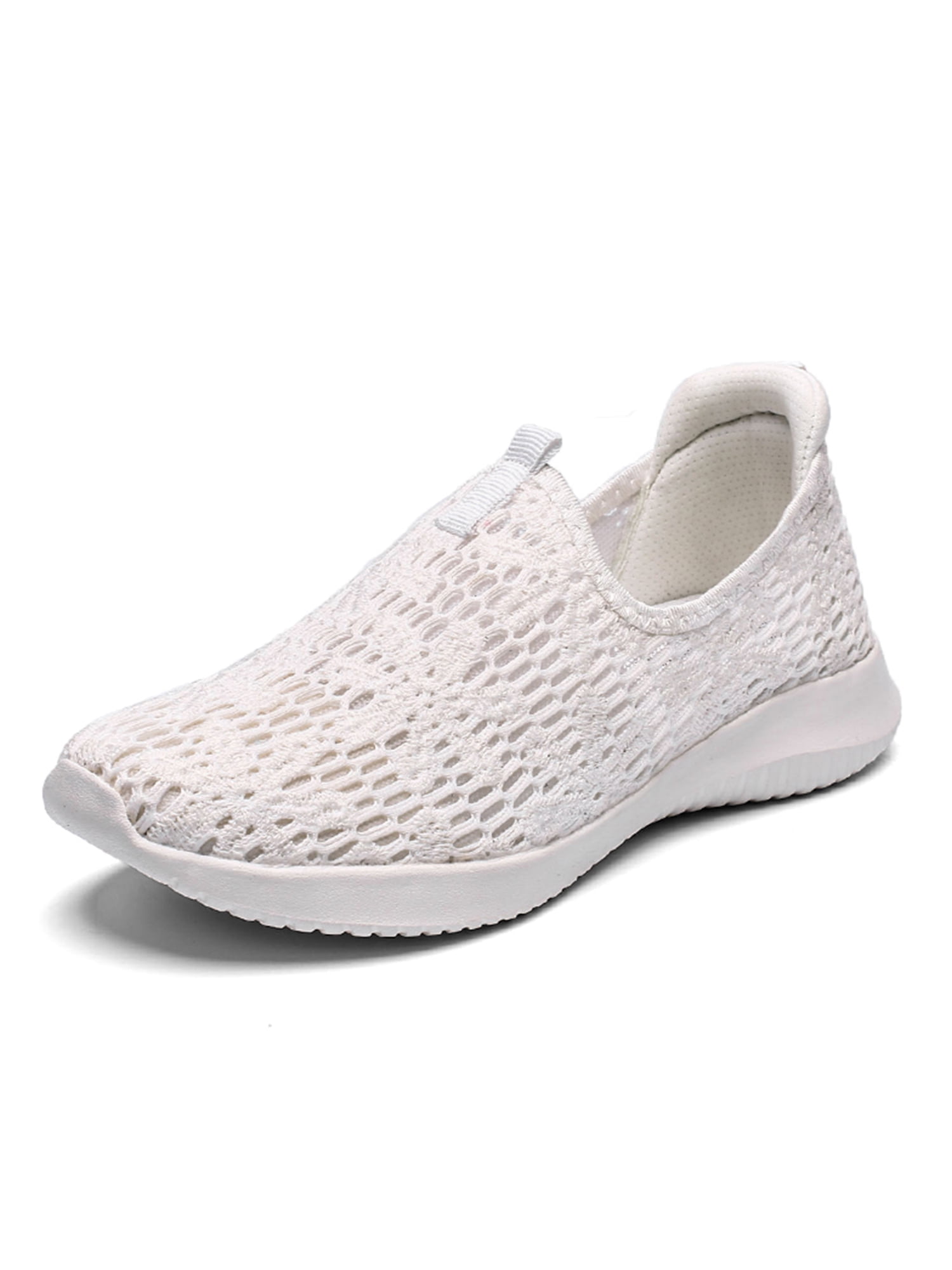 Tanleewa Womens' Slipons Loafers Mesh Knit Walking Shoes Breathable