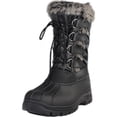 thumbnail image 1 of Tanleewa Womens Snow Boots Mid Calf Waterproof Winter Shoes 5 Female, 1 of 9