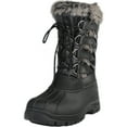 thumbnail image 1 of Tanleewa Womens Snow Boots Mid Calf Waterproof Winter Shoes 9 Female, 1 of 9