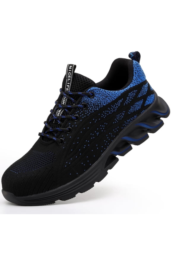 Work Safety Boots Steel Toe for Men Durable Sneakers Shoe Size 13.5