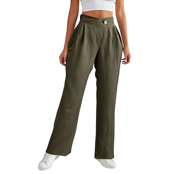 Tanming Barrel Sweatpants Womens Cargo Work Pants Straight Leg Sweatpants for Women Straight Leg Scrub Pants for Women Casual Work Pants Women Plus Size Cargo Pants for Women