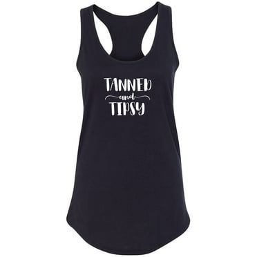 Tanned and Tipsy Racerback Tank