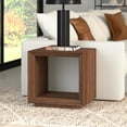 thumbnail image 1 of Tannen 22" Wide Rectangular Side Table in Satin Walnut, 1 of 6