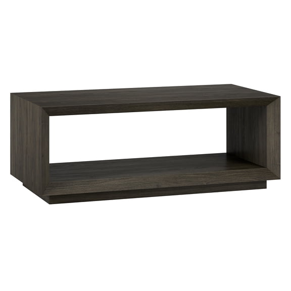Evelyn&Zoe Modern/Contemporary 48" Wide Alder Brown Coffee Table