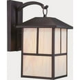 thumbnail image 1 of Tanner 1 LT 10" Outdoor Wall Fixture w/ Honey Stained Glass, 1 of 2