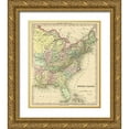 thumbnail image 1 of Tanner 26x31 Gold Ornate Wood Framed with Double Matting Museum Art Print Titled - United States Eastern - Tanner 1835, 1 of 4
