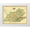 thumbnail image 1 of Tanner 32x24 White Modern Wood Framed Museum Art Print Titled - Kentucky, Tennessee, Part of Illinois - Tanner, 1 of 4