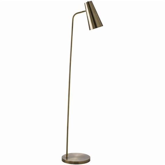 Tanner TNR-003 66 x 12 x 12 in. Tanner Lamp, Brass