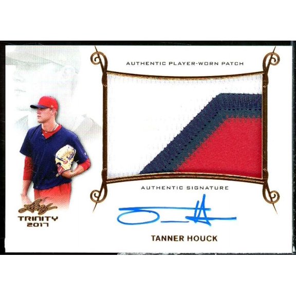 Tanner Houck Card 2017 Leaf Trinity Patch Autographs #PATH1