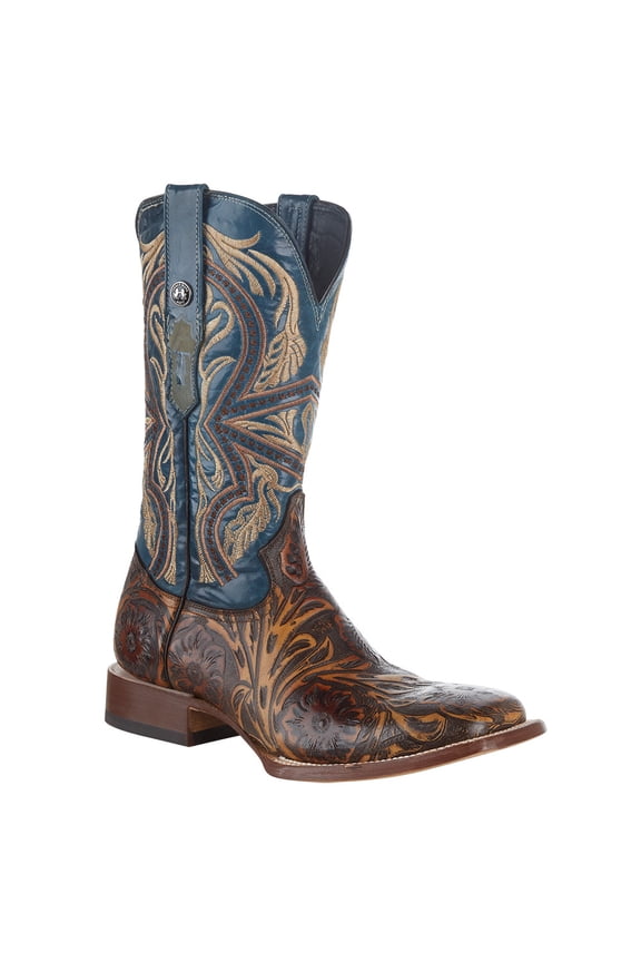 Men`s Tanner Mark Hand Tool Jungle 12`  Volcano Azul Top Sq Toe Boot Multi 11 D