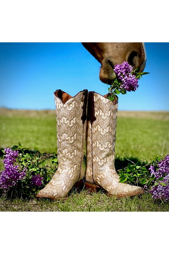 Tanner Mark Shimmer In Lace Boots*