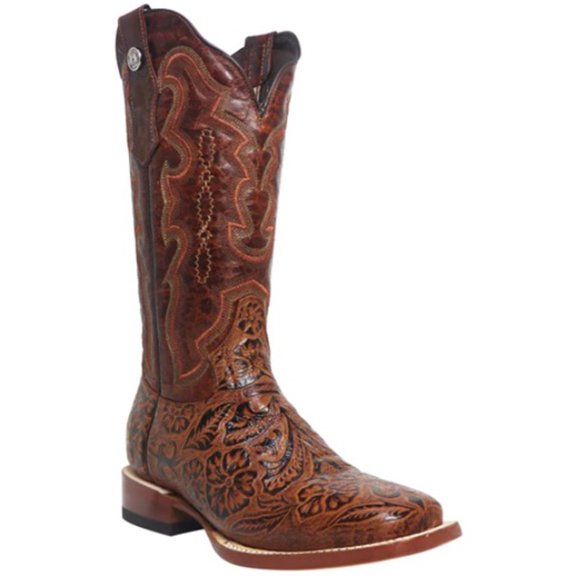 Tanner Mark Women's Women'S Wildfire Western Boot Broad Square Toe Cognac 6 M  US