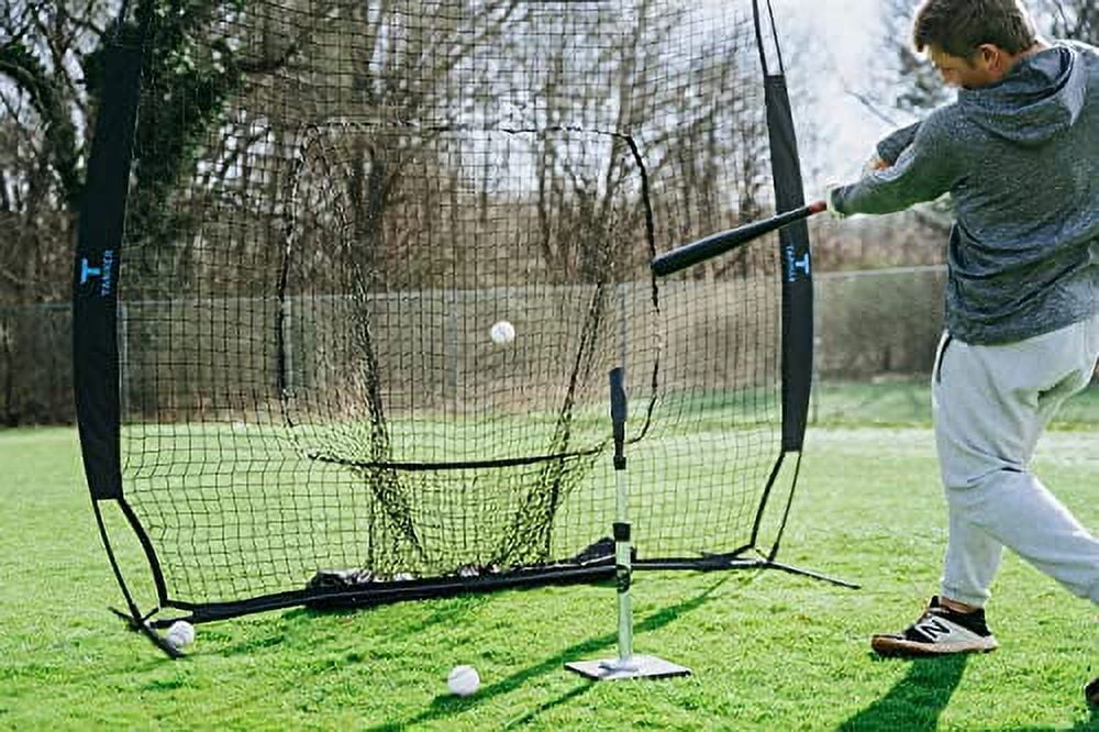 Tanner Pro Batting Thé de baseball réglable Argenté 66-43