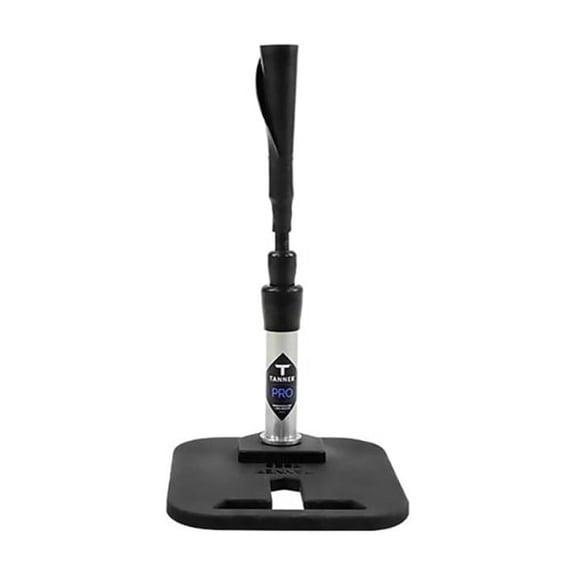 Tanner Pro Batting Tee Low Ball| Pro Style Weighted Hitting Tee for Baseball | Adjusts 16-23 | Age 8 under| Weighted Base, Hand Rolled Flextop, Reinforced Steel Stem | Hand Assembled in US