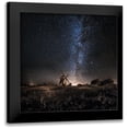 thumbnail image 1 of Tannerstedt, Jorgen 20x20 Black Modern Framed Museum Art Print Titled - Galaxy Rising, 1 of 5